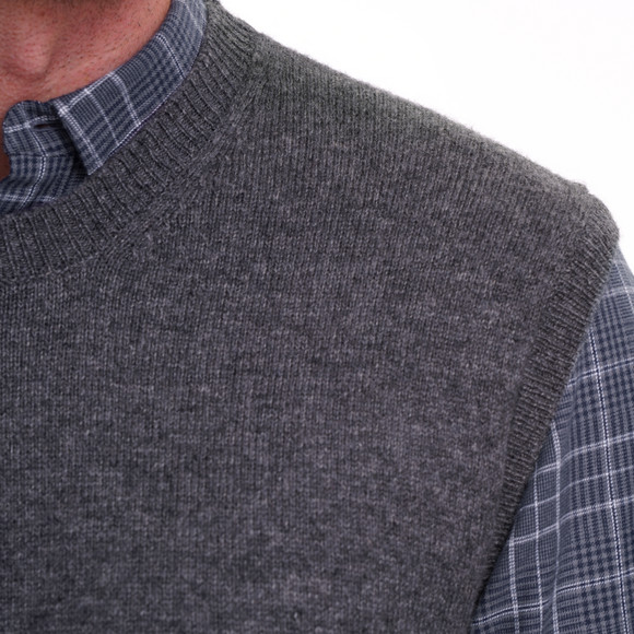 Herren Strickpullunder mit Woll-Anteil