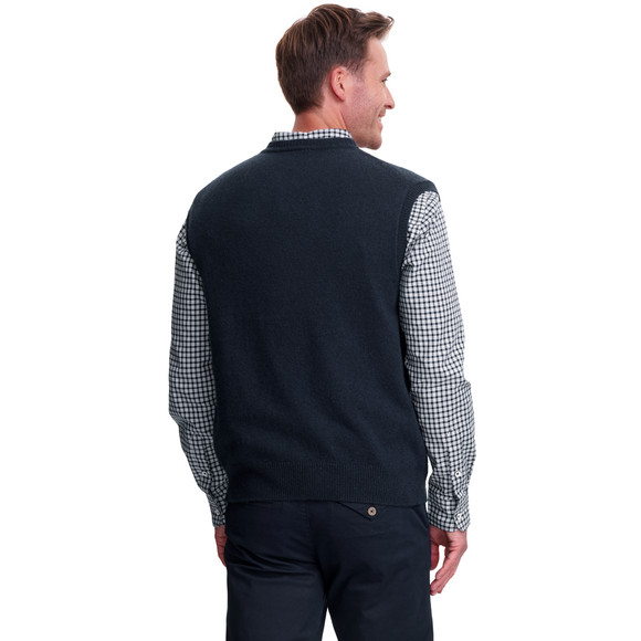 Herren Strickpullunder mit Woll-Anteil