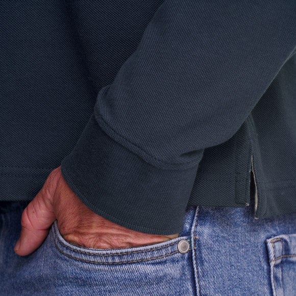 Herenpolo met biologisch katoen