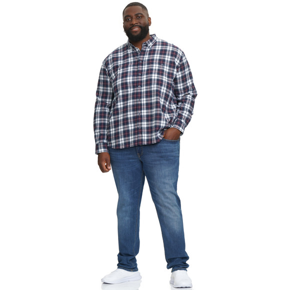 Herren Flanellhemd in Regular Fit