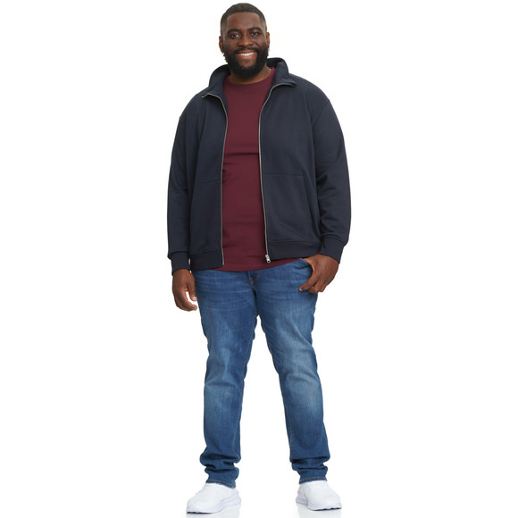 Herren Sweatjacke mit Stehkragen