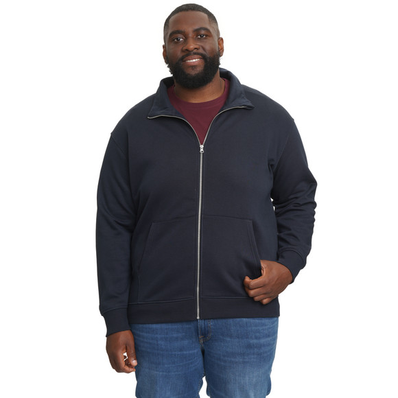 Herren Sweatjacke mit Stehkragen