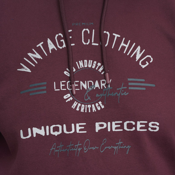 Heren sweat hoodie met print