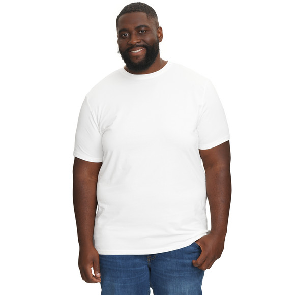 2 Heren T-Shirts met ronde halslijn