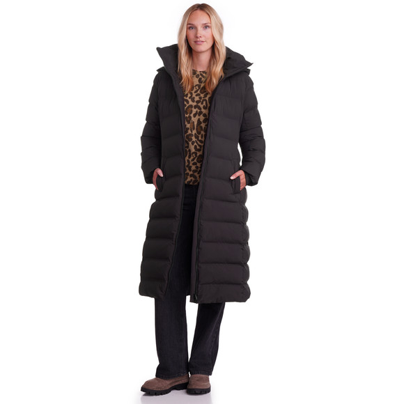 Gewatteerde damesjas met capuchon