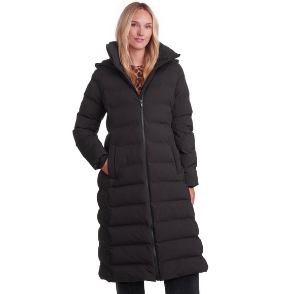Gewatteerde damesjas met capuchon
