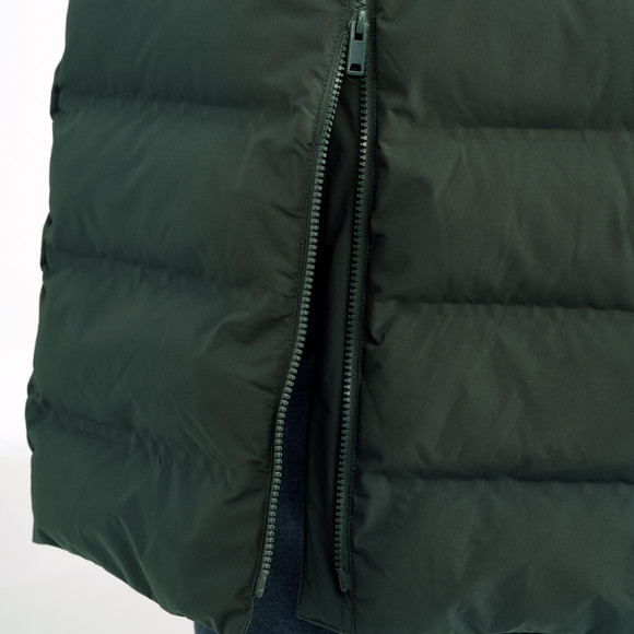 Gewatteerde damesjas met capuchon