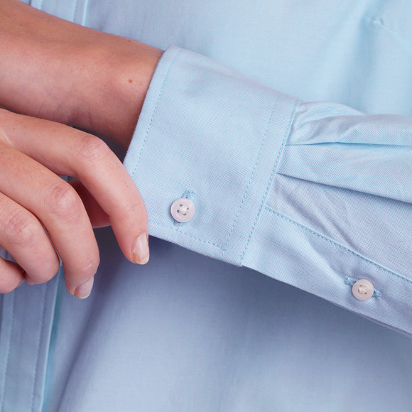 Damen Hemdbluse unifarben