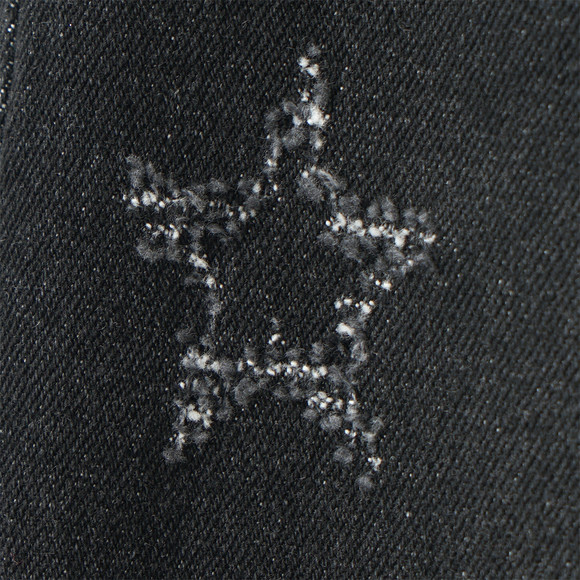 Mädchen Wide-Leg-Jeans mit dezenten Sternen