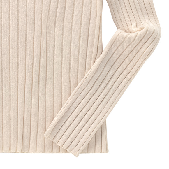 Mädchen Langarmshirt in Ripp-Optik