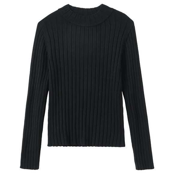 Mädchen Langarmshirt in Ripp-Optik