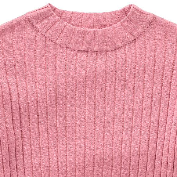 Mädchen Langarmshirt in Ripp-Optik
