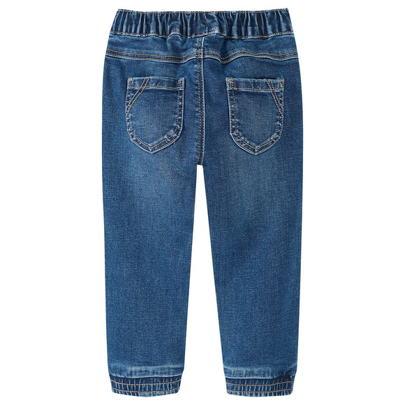 Pull-on jeans voor baby’s met trekkoord