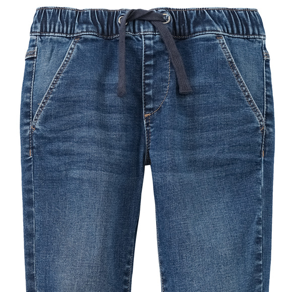 Jungen Pull-on-Jeans mit Tunnelzug