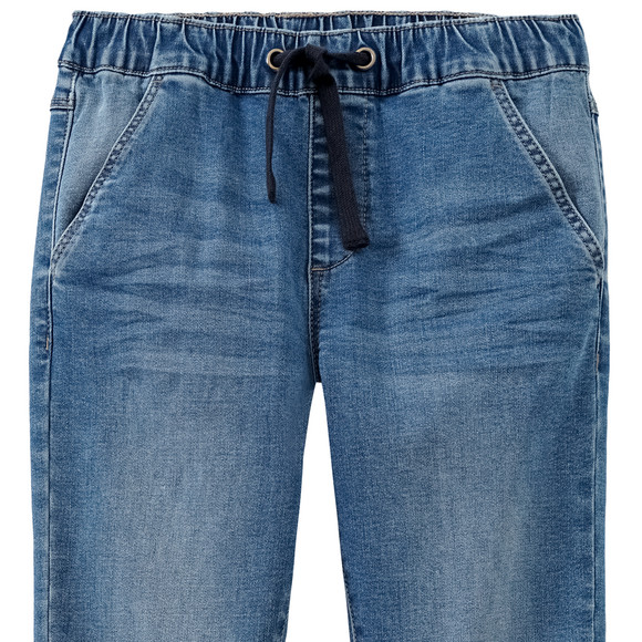 Jungen Pull-on-Jeans mit Tunnelzug