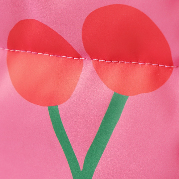 Baby puffer jacket met kersen