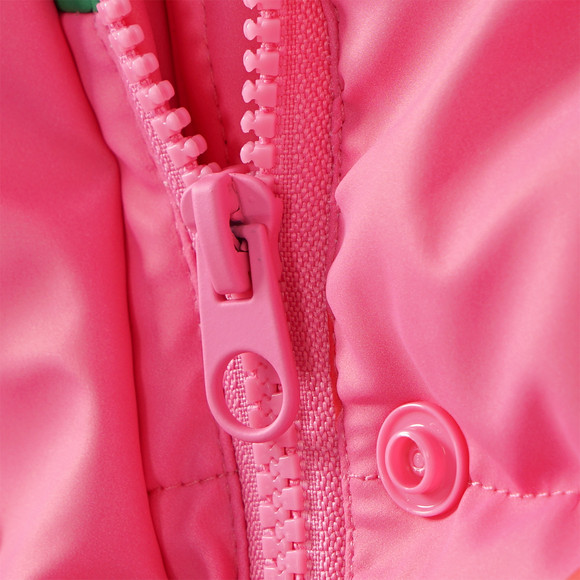 Baby puffer jacket met kersen