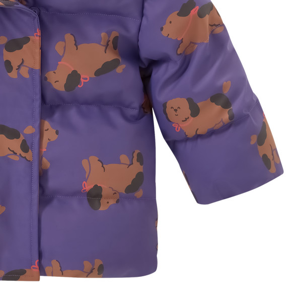 Baby pufferjas met honden