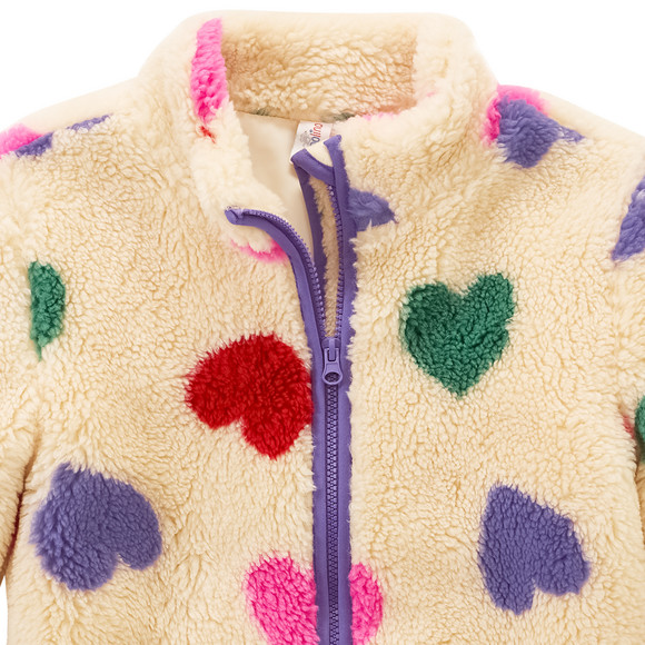 Meisjes teddyjas met hartjes