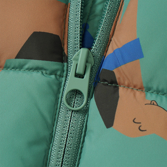 Baby pufferjack met teckel all-over