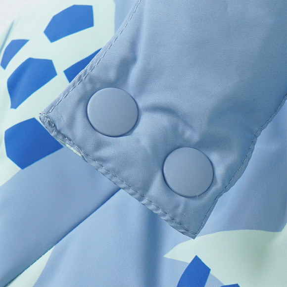 Jongens' pufferjack met dinosaurus all-over