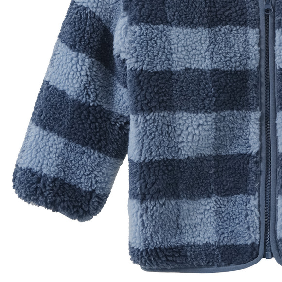 Jongens teddyjas met geruit patroon