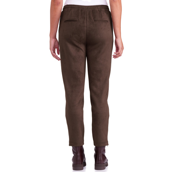 Dames joggingbroek in velourslook