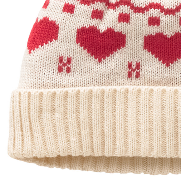 Mädchen Mütze mit Allover-Muster