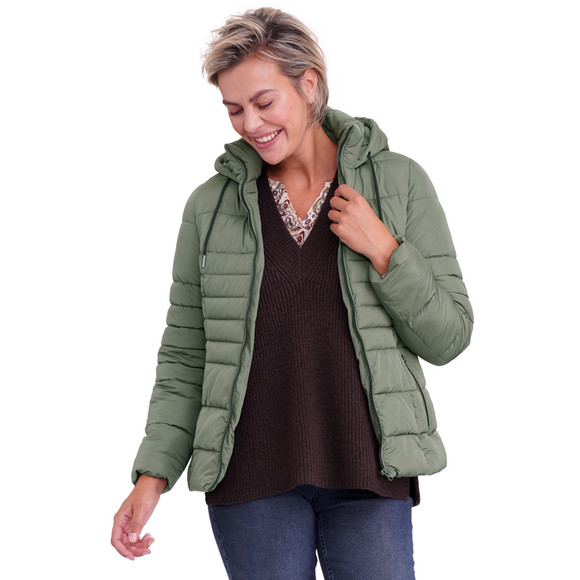 Damen Steppjacke mit Kapuze