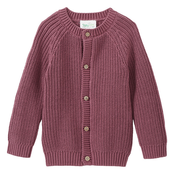 Babyvestje van biologisch katoen bes