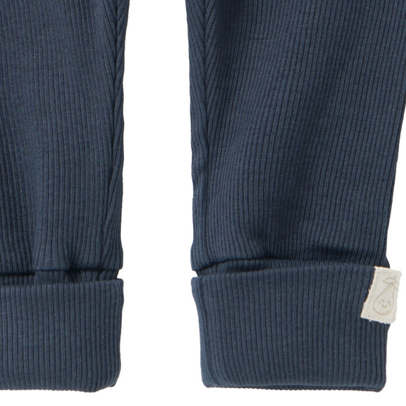 Baby legging met geribbelde structuur