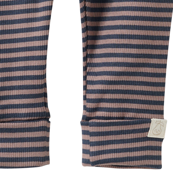 Baby legging met geribbelde structuur