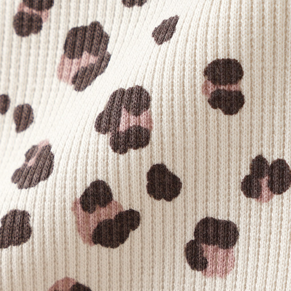 Baby legging met geribbelde structuur