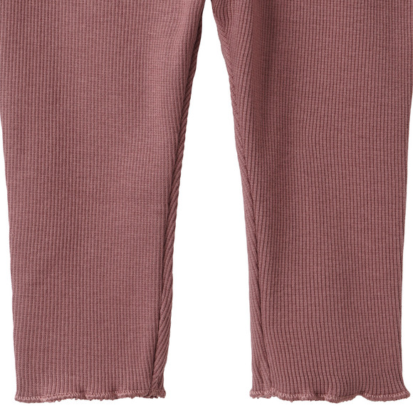 Baby legging met geribbelde structuur