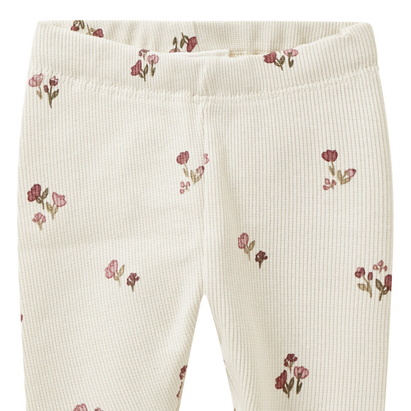Newborn Leggings mit Ripp-Struktur