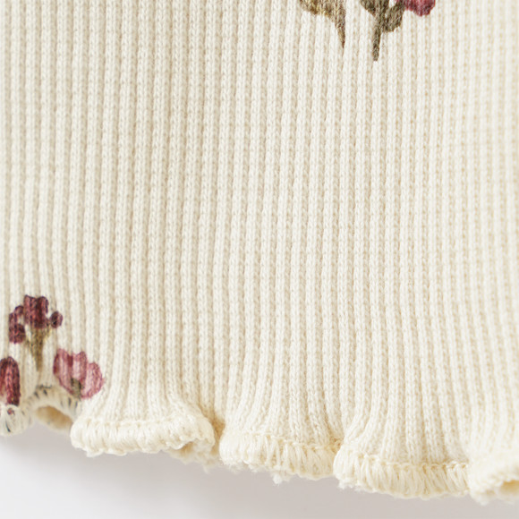 Newborn Leggings mit Ripp-Struktur