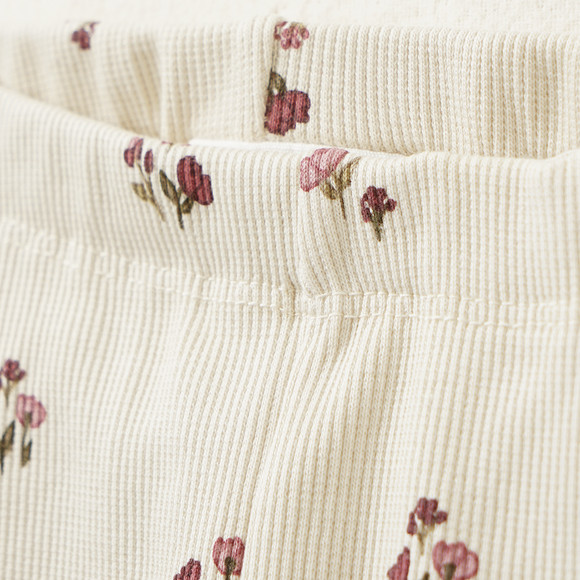 Newborn Leggings mit Ripp-Struktur