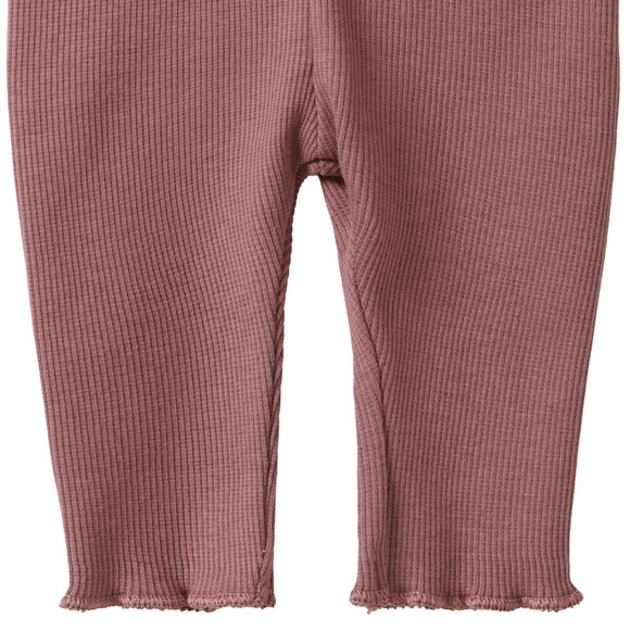 Newborn Leggings mit Ripp-Struktur