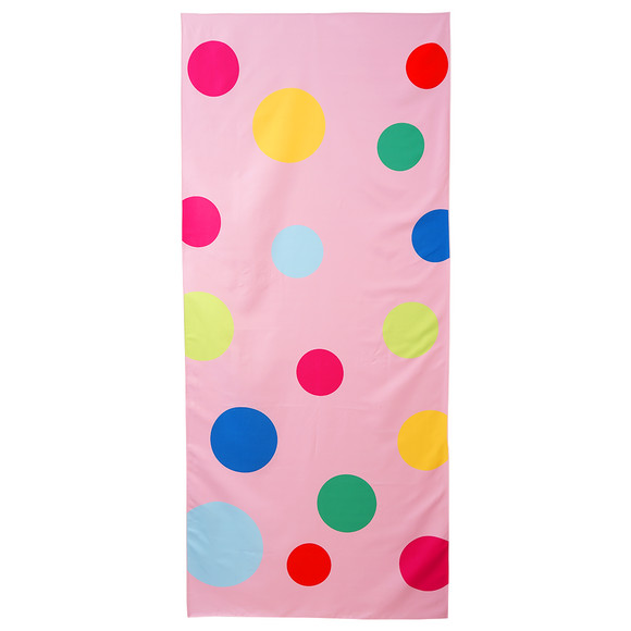 Grote maten microvezel strandlaken roze