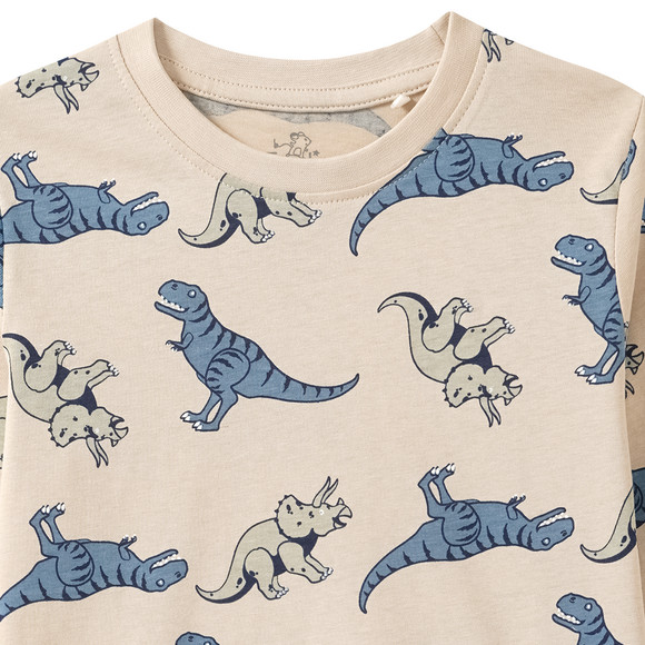 Jungen Langarmshirt mit Dino-Motiven