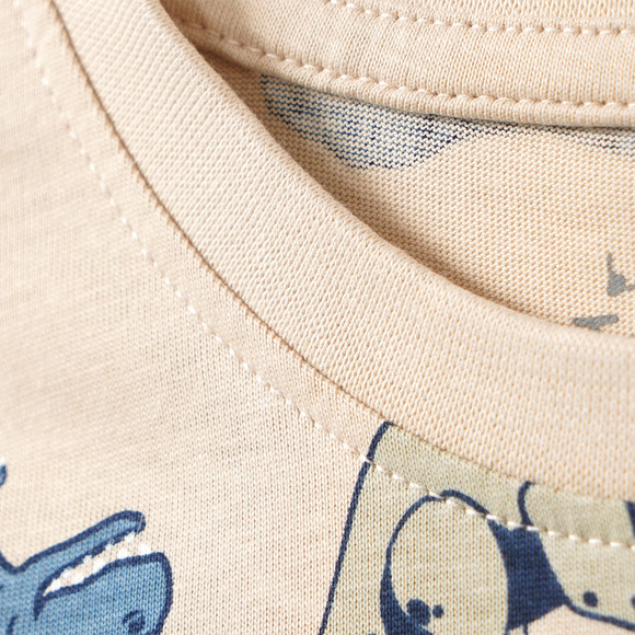 Jungen Langarmshirt mit Dino-Motiven