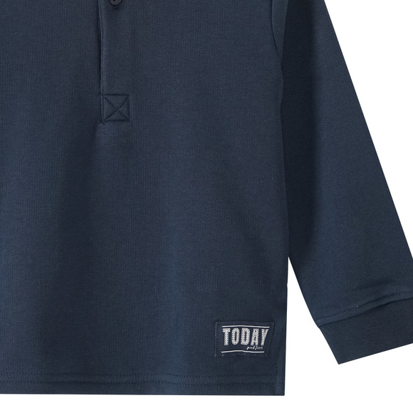 Jongens' sweatshirt met biologisch katoen