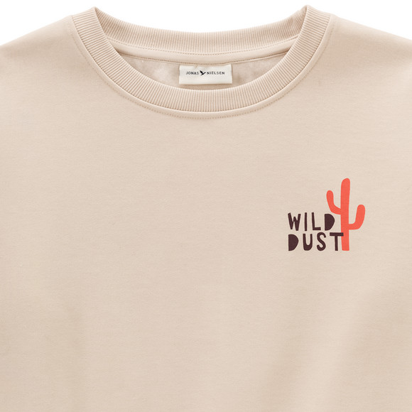 Jongens' sweatshirt met biologisch katoen