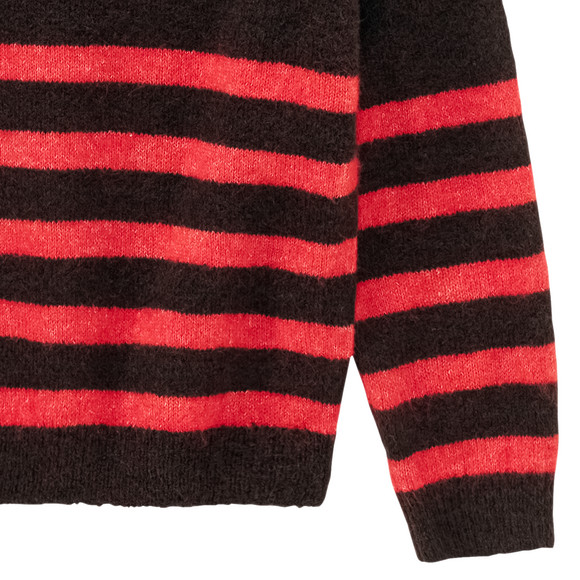 Gebreide jongenstrui met strepen