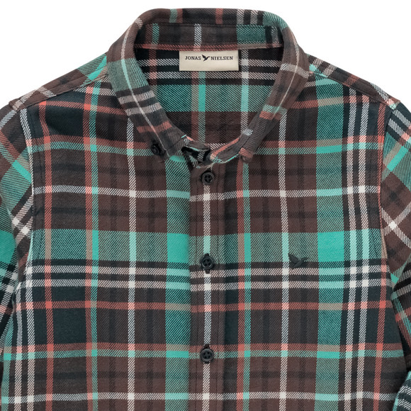 Jungen Flanell-Hemd in Karo-Muster