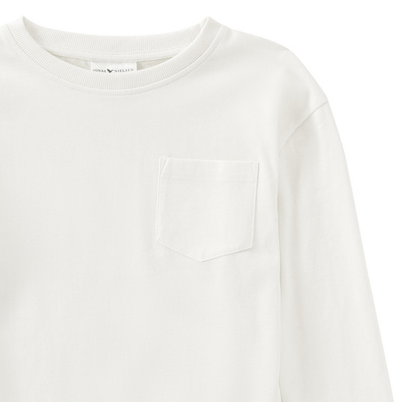 Jungen Langarmshirt in Unifarben