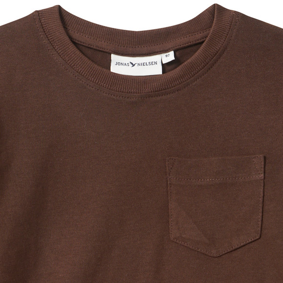 Effen jongenshemd met lange mouwen