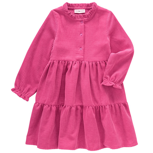 Effen corduroy jurk voor meisjes