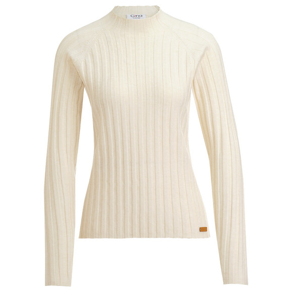 Dameshemd met lange mouwen en coltrui