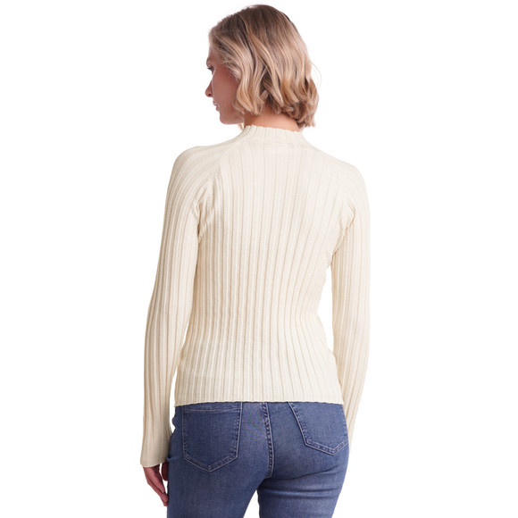 Dameshemd met lange mouwen en coltrui